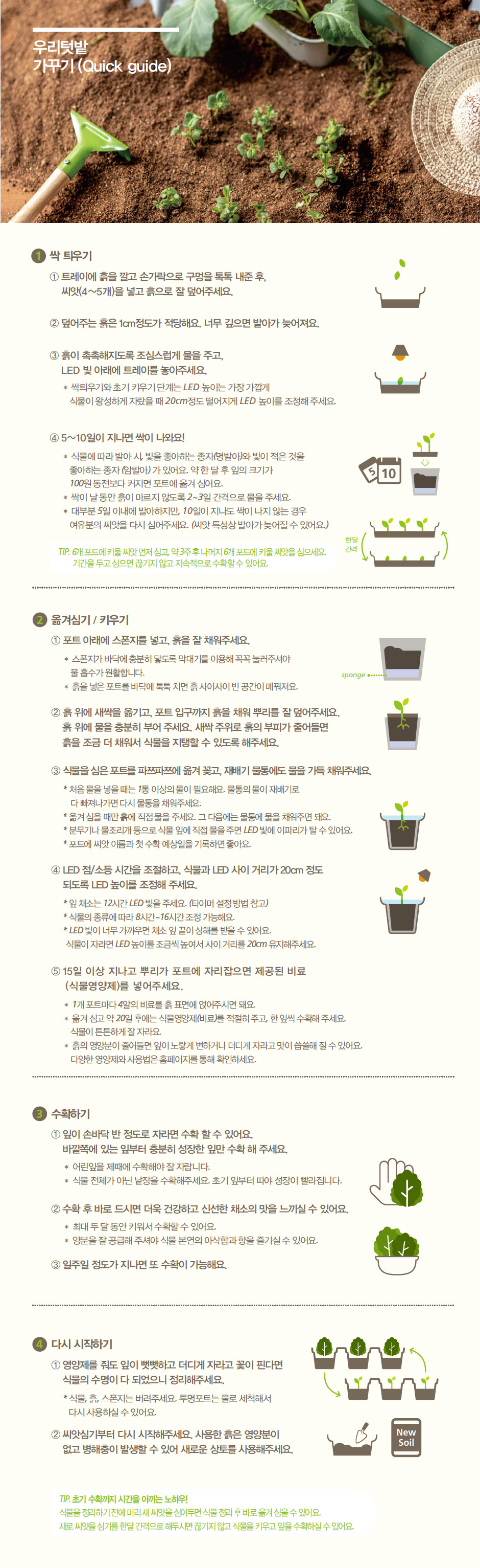 집에서 베란다텃밭이나 실내텃밭을 가꿔 채소키우기 쉬운 가정용 식물재배기 우리텃밭 파쯔파쯔입니다 일부 수경재배 제품과는 다르게 유기농 흙을 사용한 토경재배로 식물 키우기가 아주 수월합니다 홈가드닝 가드닝 플랜테리어 인테리어화분 등 식물인테리어에 관심이 많으신 분들은 씨더스가 만든 식물LED를 주목해주세요 연말선물 부모님선물로도 좋습니다 공기정화식물 다육식물 다육이를 심어보세요 텃밭가꾸기 좋아하시는 분들 주말농장 가실 필요 없어요 베란다정원 실내정원 가정용 채소재배기 우리텃밭 파쯔파쯔로 가정에서 인테리어화분 겸 오가닉 베란다텃밭 아주 좋습니다